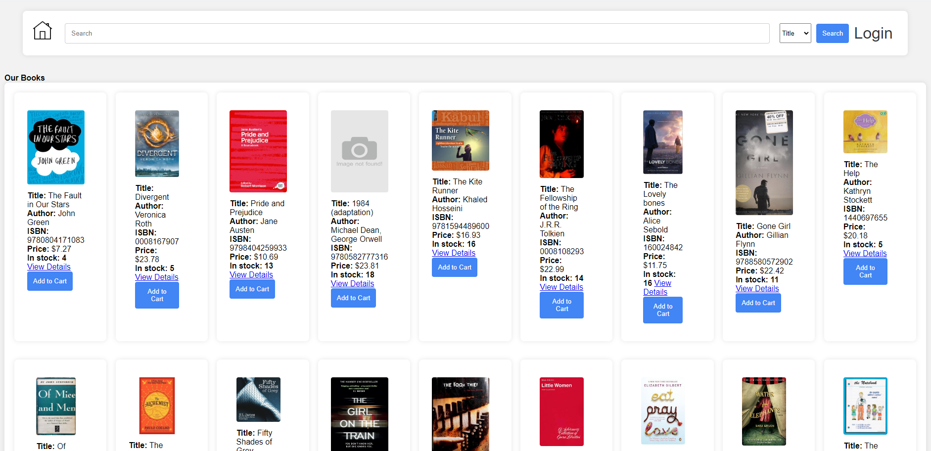 Bombastic Bookstore Screenshot