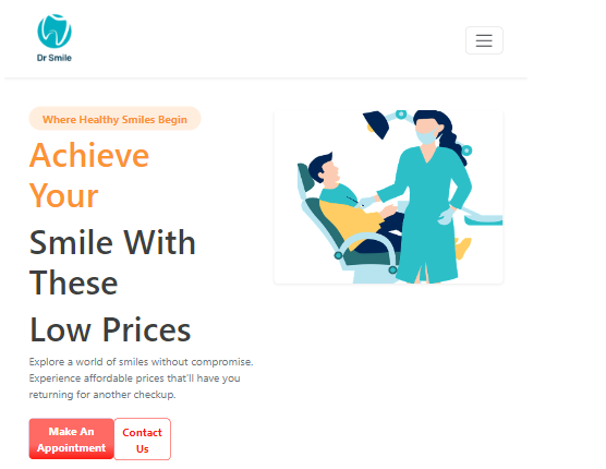 Dr. Smile Website Screenshot
